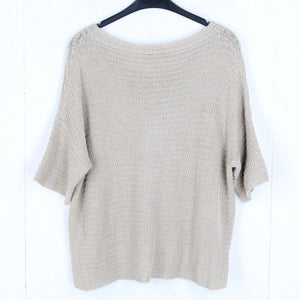 Second Hand MAX MARA WEEKEND Pullover Gr. 40 beige kurzarm  (*)