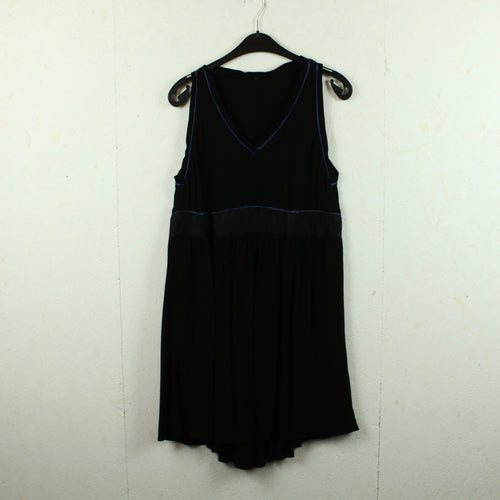 Second Hand MAJE Kleid Gr. 38 schwarz blau (*)