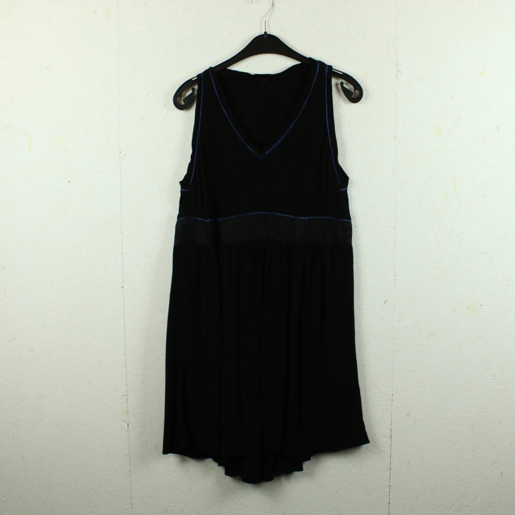 Second Hand MAJE Kleid Gr. 38 schwarz blau (*)