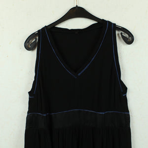Second Hand MAJE PARIS Kleid Gr. 38 schwarz blau (*)