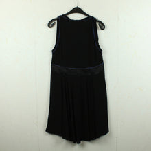 Laden Sie das Bild in den Galerie-Viewer, Second Hand MAJE Kleid Gr. 38 schwarz blau (*)