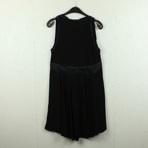Second Hand MAJE Kleid Gr. 38 schwarz blau (*)