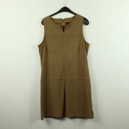 Second Hand SOYACONCEPT Kleid Gr. XL braun in Wildlederoptik (*)
