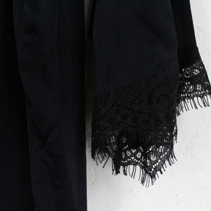 Second Hand CUSTOMMADE Kleid Gr. 40 schwarz Spitze (*)