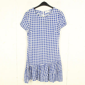 Second Hand SAMSOE SAMSOE Kleid Gr. S weiß blau kariert (*)