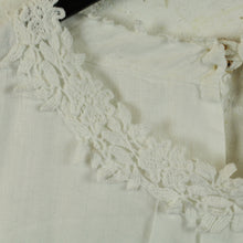 Laden Sie das Bild in den Galerie-Viewer, Second Hand MADE IN ITALY Leinenkleid Gr. L weiß Leinen Kleid (*)