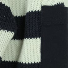Laden Sie das Bild in den Galerie-Viewer, Second Hand WOOD WOOD Pullover Gr. S blau weiß gestreift Strick (*)