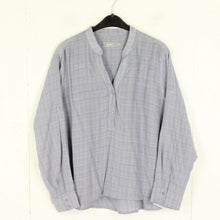 Laden Sie das Bild in den Galerie-Viewer, Second Hand FRANSA Bluse Gr. XL blaugrau Langarmbluse (*)