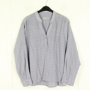 Second Hand FRANSA Bluse Gr. XL blaugrau Langarmbluse (*)