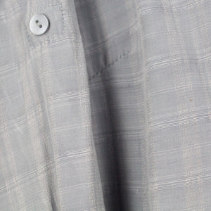 Second Hand FRANSA Bluse Gr. XL blaugrau Langarmbluse (*)
