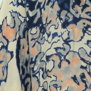 Second Hand COSTER COPENHAGEN Bluse Gr. 44 dunkelblau gemustert (*)