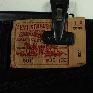 Vintage LEVIS 501 Jeans Gr. W38 L32 schwarz