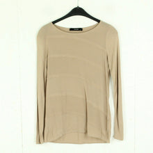 Laden Sie das Bild in den Galerie-Viewer, Second Hand HALLHUBER Seidenbluse Gr. S beige Langarm (*)
