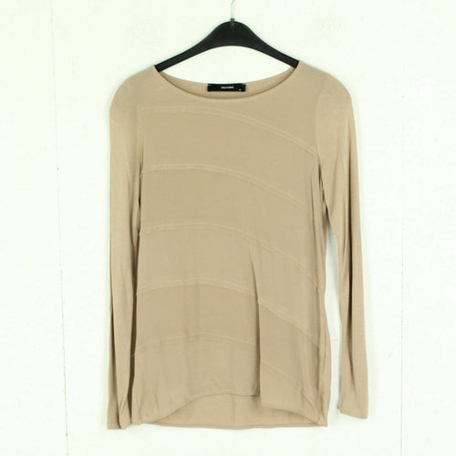 Second Hand HALLHUBER Seidenbluse Gr. S beige Langarm (*)