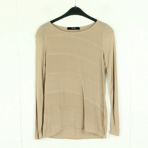Second Hand HALLHUBER Seidenbluse Gr. S beige Langarm (*)