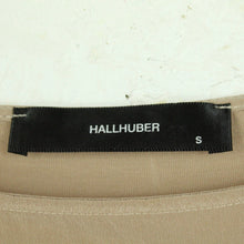 Laden Sie das Bild in den Galerie-Viewer, Second Hand HALLHUBER Bluse mit Seide Gr. S beige Langarm (*)