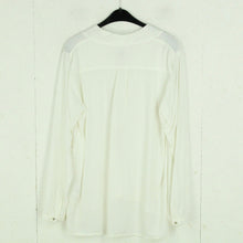 Laden Sie das Bild in den Galerie-Viewer, Second Hand SAINT TROPEZ Bluse Gr. XL weiß Langarm (*)