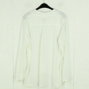 Second Hand SAINT TROPEZ Bluse Gr. XL weiß Langarm (*)