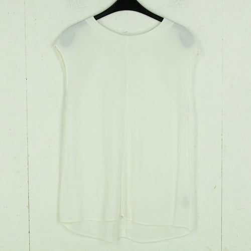 Second Hand OPUS Bluse Gr. 40 weiß