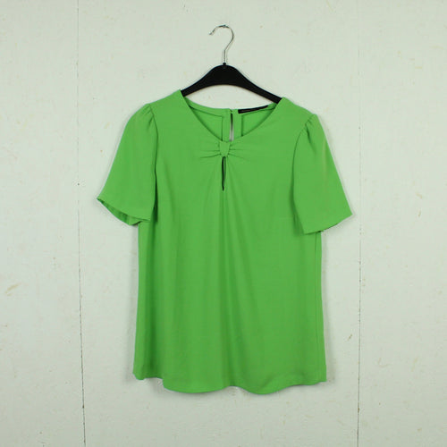 Second Hand MASSIMO DUTTI Bluse Gr. S grün uni (*)