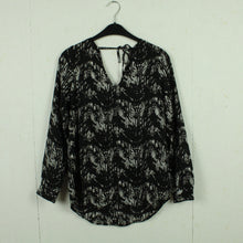 Laden Sie das Bild in den Galerie-Viewer, Second Hand JACQUELINE DE YONG Bluse Gr. 38 schwarz weiß gemustert (*)