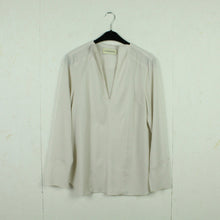 Laden Sie das Bild in den Galerie-Viewer, Second Hand BY MALENE BIRGER Bluse Gr. 38 creme uni Langarmbluse (*)