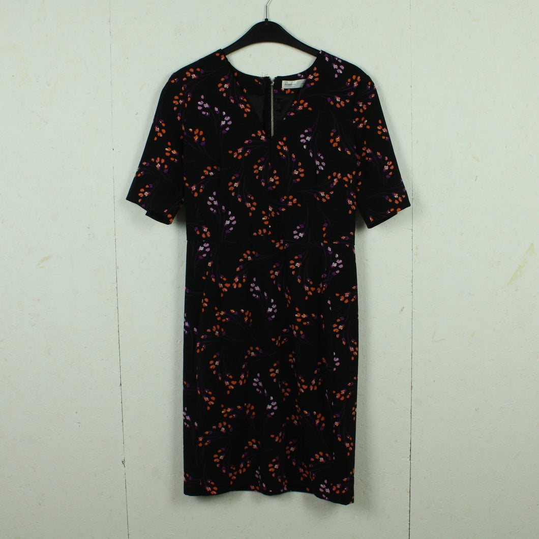 Second Hand INWEAR Etuikleid Gr. 36 schwarz bunt geblümt (*)