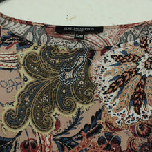 Laden Sie das Bild in den Galerie-Viewer, Second Hand ILSE JACOBSEN Kleid Gr. S/M mehrfarbig gemustert (*)