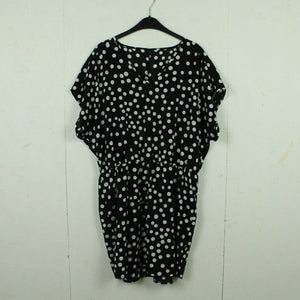 Second Hand BENETTON Kleid Gr. L schwarz weiß gepunktet (*)