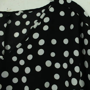 Second Hand BENETTON Kleid Gr. L schwarz weiß gepunktet (*)