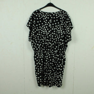 Second Hand BENETTON Kleid Gr. L schwarz weiß gepunktet (*)