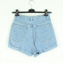 Laden Sie das Bild in den Galerie-Viewer, Second Hand AMERICAN APPAREL Jeansshorts Gr. 28 blau Denim Shorts 