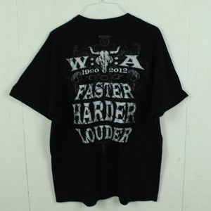 Vintage W:O:A T-Shirt Gr. L Wacken Open Air 2012 schwarz mit PrintVintage W:O:A T-Shirt Gr. L Wacken Open Air 2012 schwarz mit Backprint