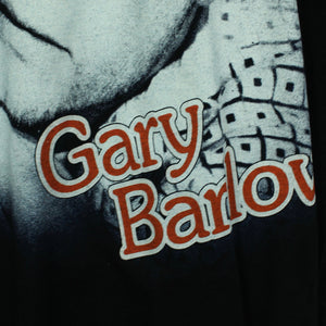 Vintage GARY BARLOW T-Shirt Gr. M schwarz mit Backprint