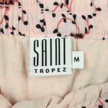 Laden Sie das Bild in den Galerie-Viewer, Second Hand SAINT TROPEZ Rock Gr. M rosa gemustert (*)