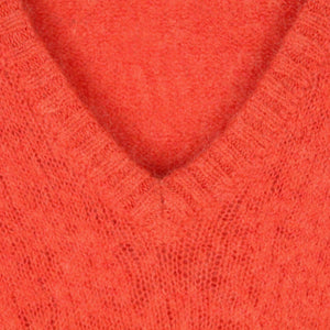 Second Hand CUSTOMMADE Pullover Gr. M rot Strick mit Wolle (*)