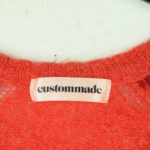 Second Hand CUSTOMMADE Pullover Gr. M rot Strick mit Wolle (*)