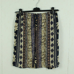 Vintage Shorts Gr. L beige mehrfarbig gemustert Crazy Pattern Sommershorts