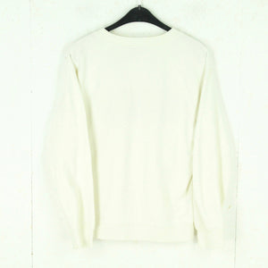 Second HAnd J CREW Sweatshirt Gr. M  weiß bestickt(*)