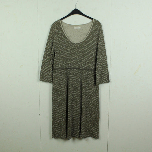 Second Hand CREAM Kleid Gr. XL taupe greige 3/4-Arm (*)