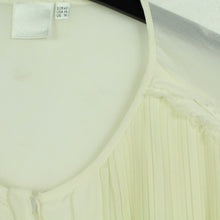 Laden Sie das Bild in den Galerie-Viewer, Second Hand INWEAR Bluse Gr. 42 creme Plisseebluse (*)