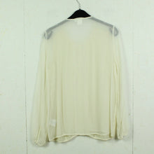 Laden Sie das Bild in den Galerie-Viewer, Second Hand INWEAR Bluse Gr. 42 creme Plisseebluse (*)