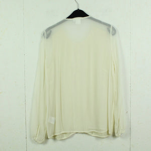 Second Hand INWEAR Bluse Gr. 42 creme Plisseebluse (*)