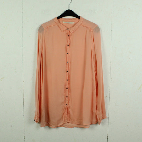 Second Hand CUSTOMMADE Bluse Gr. M orange Langarmbluse (*)