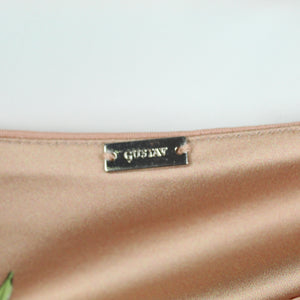 Second Hand GUSTAV Bluse Gr. 36 nude geblümt Langarmbluse NEU (*)