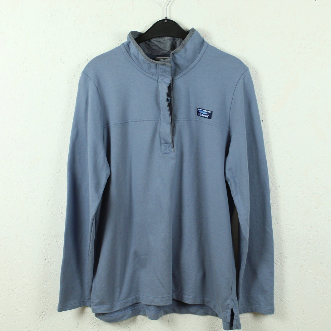 Vintage Sweatshirt Gr. M blau Patch: LL Bean Landschaft