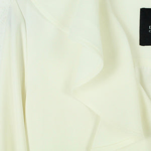 Second Hand DESIGNERS REMIX by CHARLOTTE ESKILDSEN Kleid Gr. 34 weiß Volants (*)