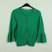Laden Sie das Bild in den Galerie-Viewer, Second Hand PART TWO Strickjacke Gr. M grün 3/4-Arm Cardigan Strick (*)