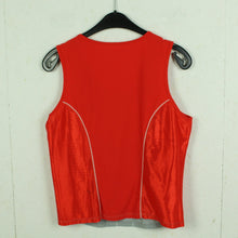 Laden Sie das Bild in den Galerie-Viewer, Second Hand NIKE Vintage Sporttop Gr. L  grau rot (*)