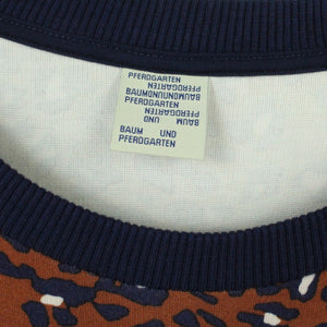 Second Hand BAUM UND PFERDGARTEN Kleid Gr. M braun blau Animalprint (*)